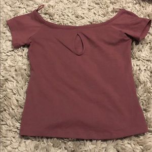 off the shoulder shirt